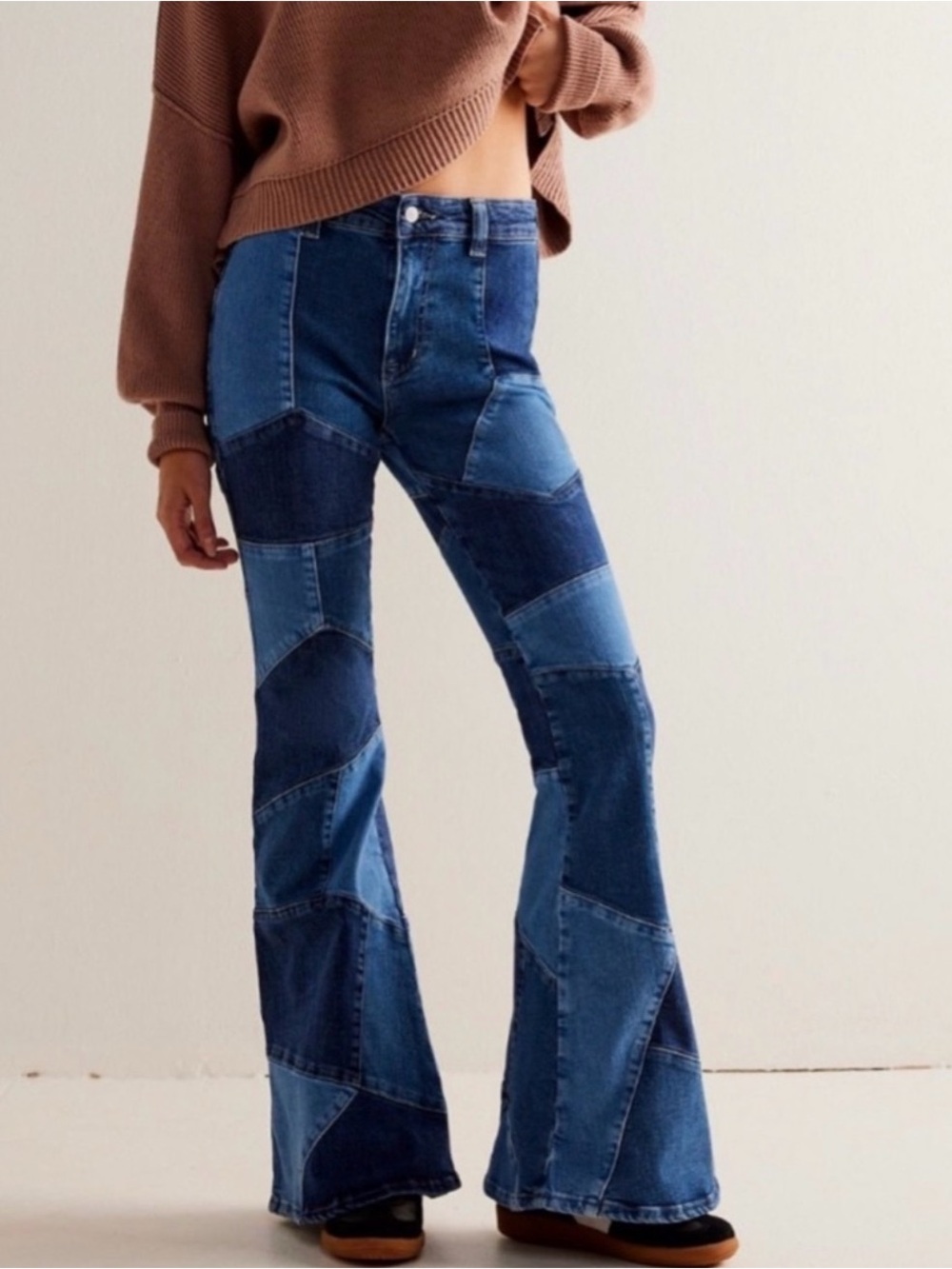 We The Free — Patchwork Flare Jeans — Size 26